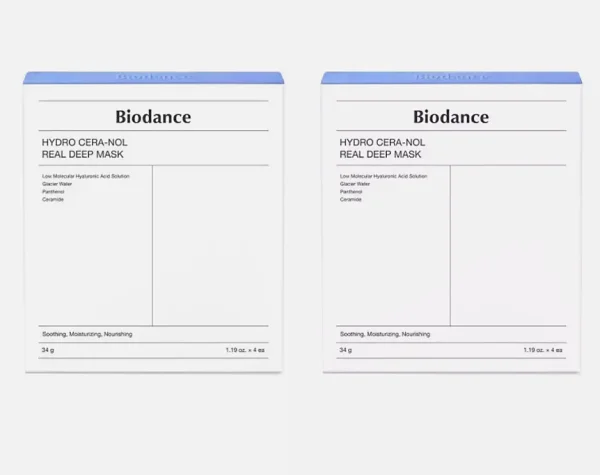 BIOCANCE Hydro Cera-nol Real Deep Mask 2 Pack ( 8 Sheets)
