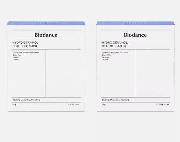BIOCANCE Hydro Cera-nol Real Deep Mask 2 Pack ( 8 Sheets)