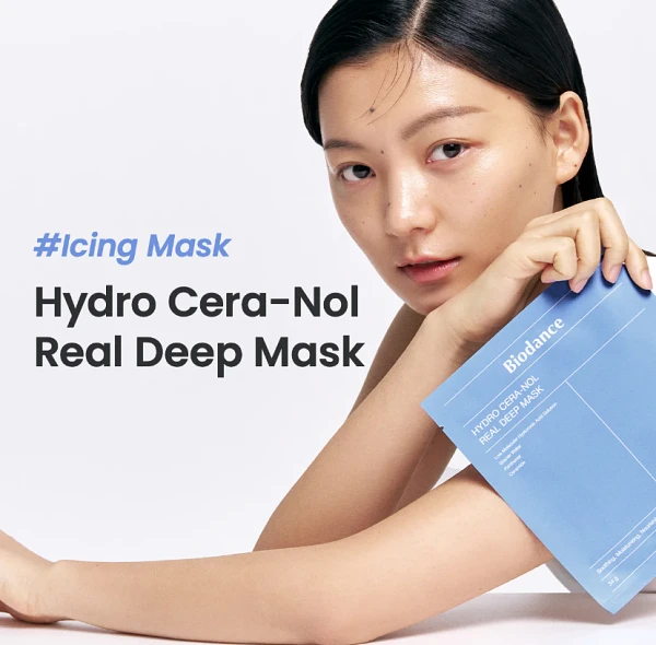 BIOCANCE Hydro Cera-nol Real Deep Mask 2 Pack ( 8 Sheets)