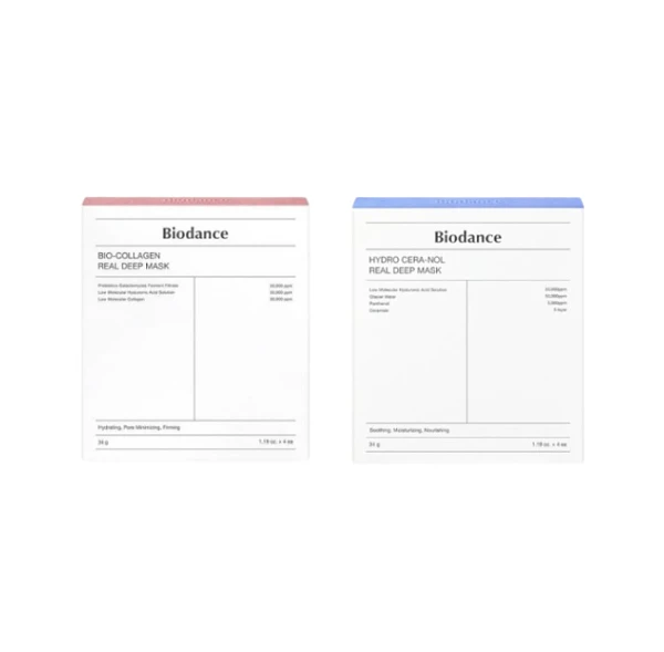 BIODANCE Real Deep Mask Mixed Bundle 2 Pack(8 Sheets)