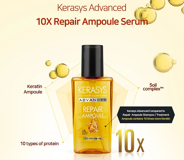 Kerasys Advanced 10X Repair Ampoule Serum 80ml - Repair