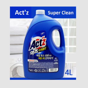 Act'z Super Clean Liquid Laundry Detergent 4 Litre