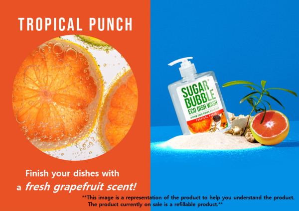 Sugar Bubble Eco Dish Wash 1.2L - Tropical Punch - Image 3